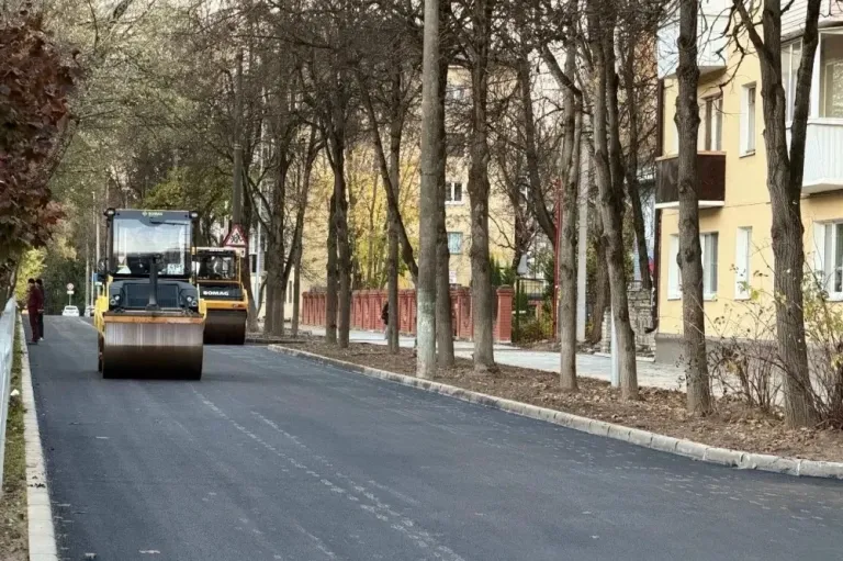 Улица Чичерина в Калуге почти готова после благоустройства