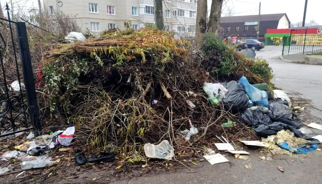 В Калуге 22 жителя оштрафовали за мусор на контейнерных площадках